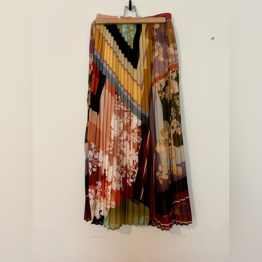 Anthropologie pleated Maxi dress.